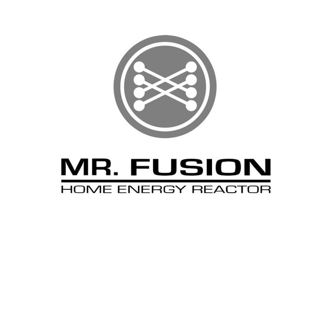 Back to the Future Mr. Fusion T-shirt - Wit - L