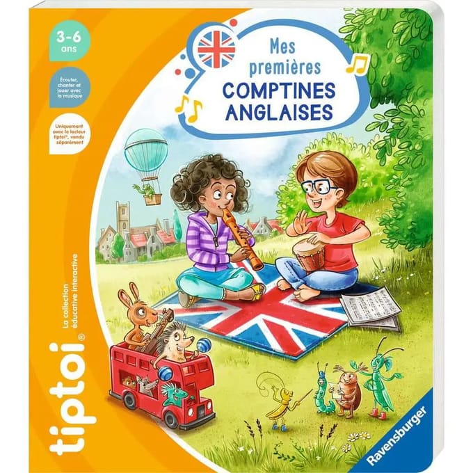 tiptoi, Interactief Boek, Mijn Eerste Engelse Rijmpjes, 3 jaar, 13099011, Ravensburger