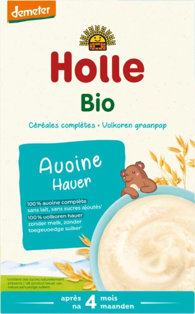 Holle Volkoren Graanpap Haver Bio 250GR