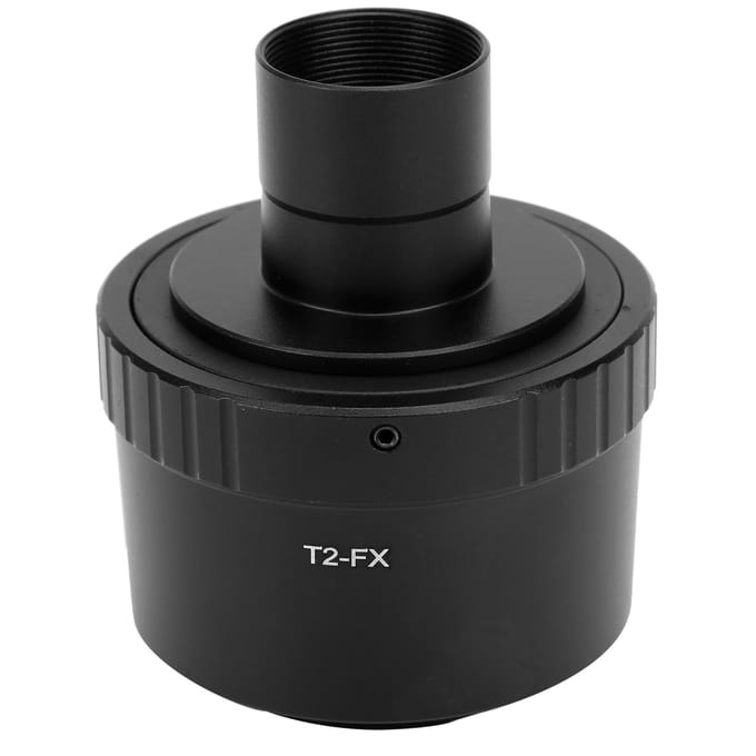 Telescoop 0.965in T-mount Adapter en Lensadapterring voor Fujifilm FX-mount Camera gray