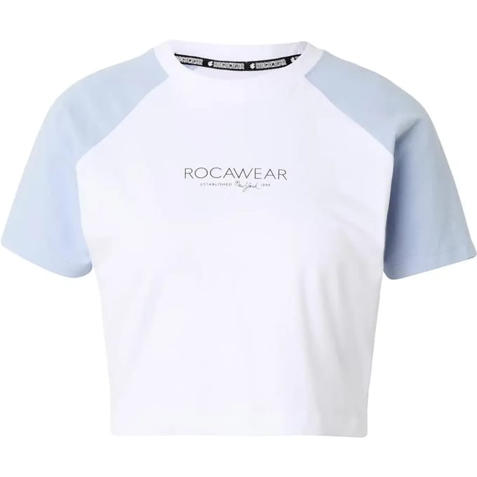 Rocawear - Fine Crop top - M - Wit/Blauw