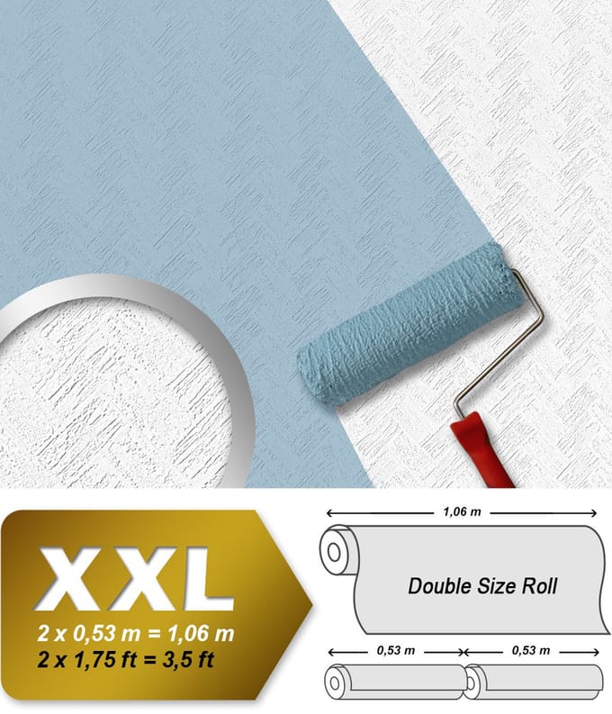 Structuur behang EDEM 83103BR70 vliesbehang gestructureerd in steen look mat wit 26,50 m