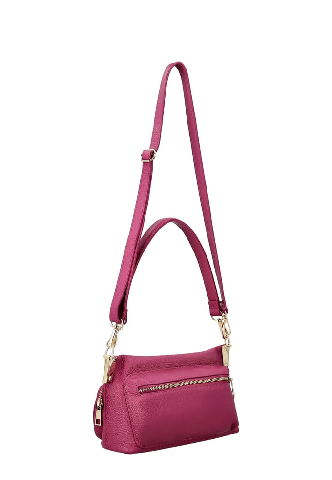 Faina schoudertas Dames fuchsia