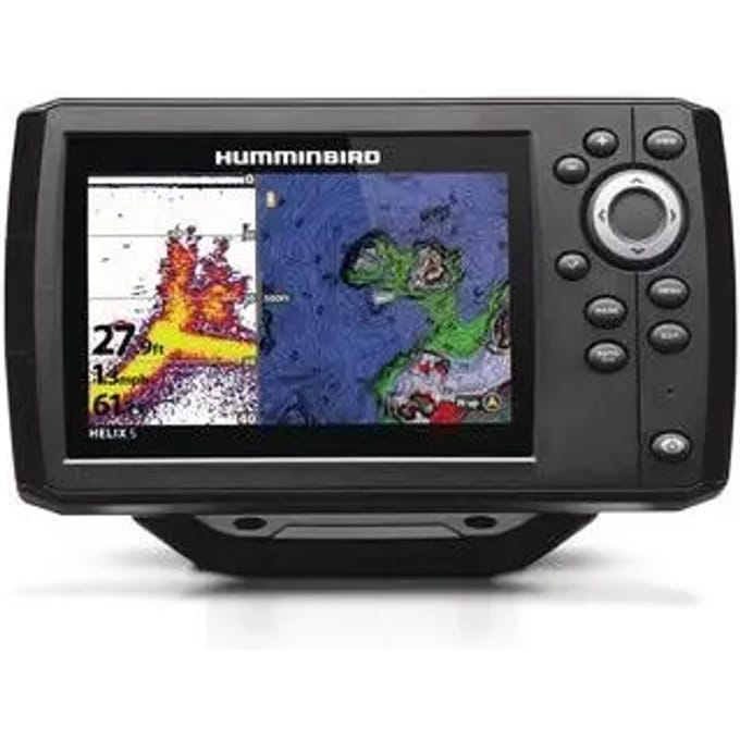 Pakket met een GPS et une carte Humminbird H5 G3CDSTA Coast Master