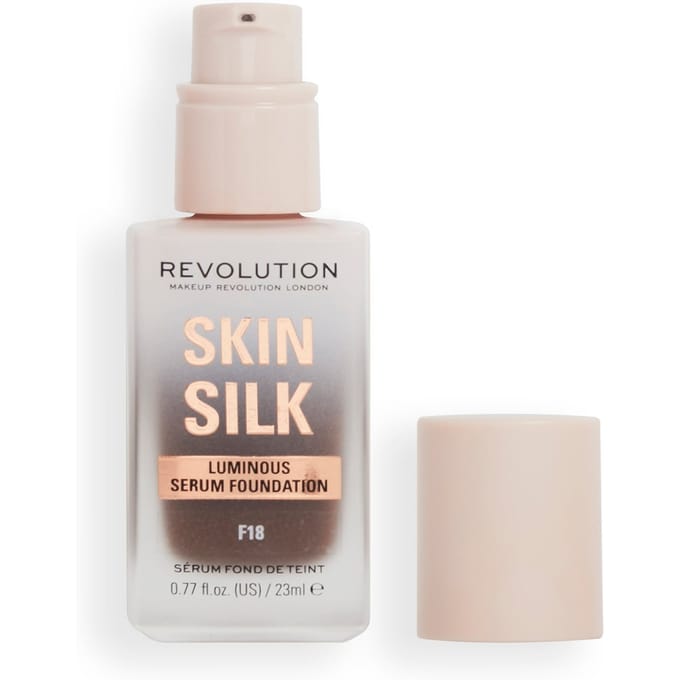 Makeup Revolution Silk Serum Foundation 23ml (Verschillende Tinten) - F18