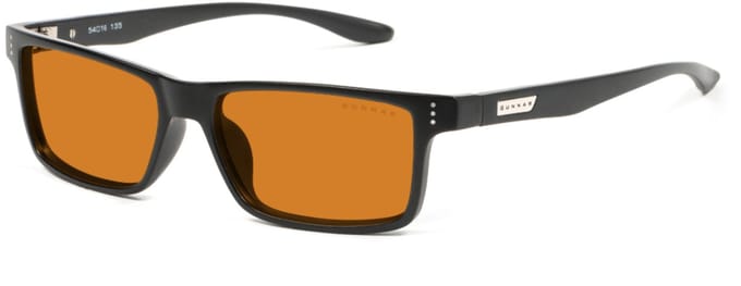 GUNNAR - Vertex Gaming Bril - Computerbril - Blauw Licht Bril - Blue Light Glasses 0.2 Sterkte Amber MAX