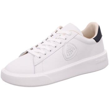 Blauer Witte Polyethyleen Heren Sneaker Voor Stijl