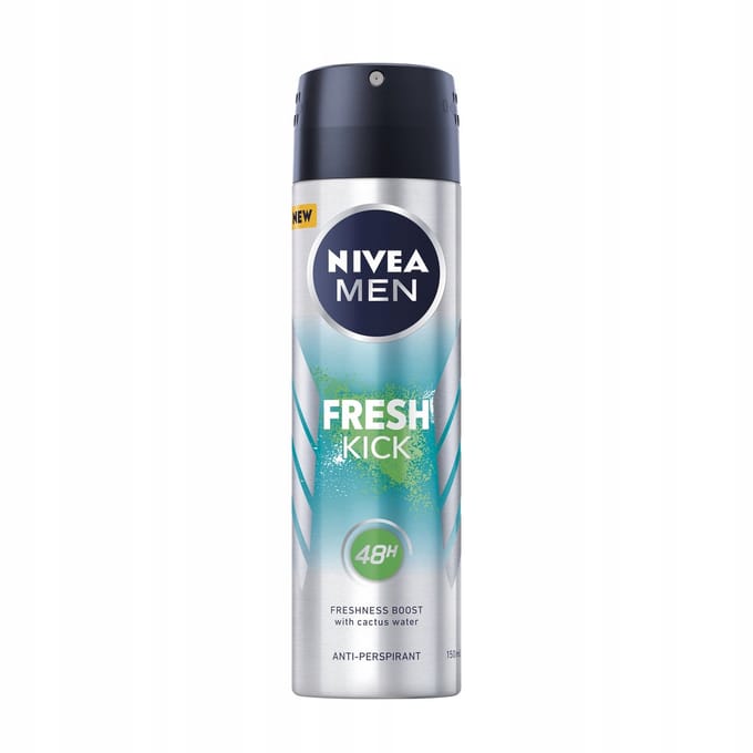Nivea Fresh Kick Serie - Antitranspirant Spray - 150 ml - Verfrissend - Zonder Ethylalcohol