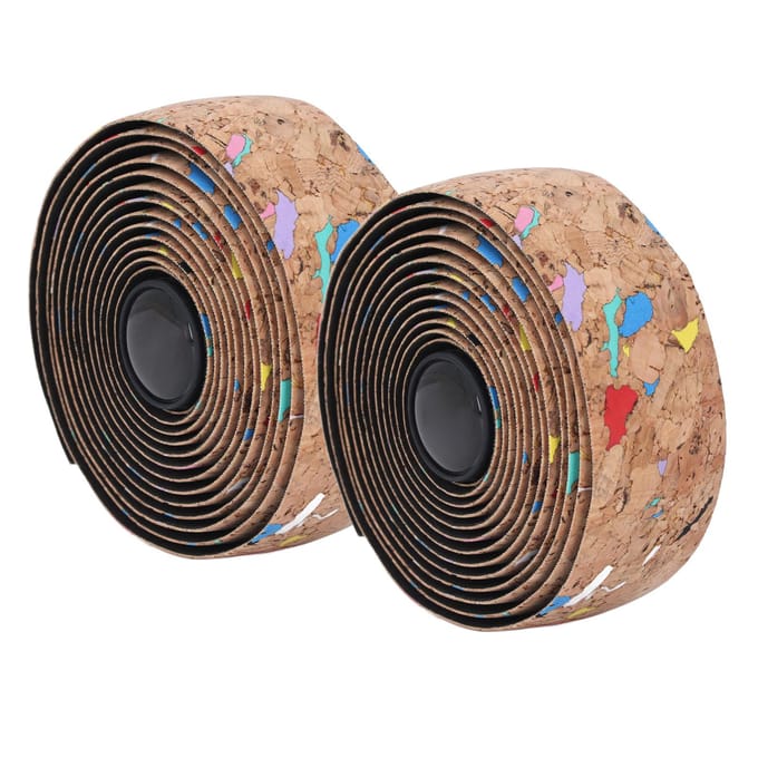 2 Stuks Fietsstuurlint Zweetabsorberend Ademend Antislip Houtnerf Textuur Fietsstuurtape Wikkel beige