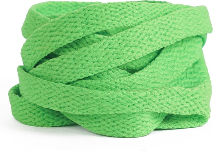 GBG Sneaker Veters 140CM - Lichtgroen - Light Green - Schoenveters - Laces