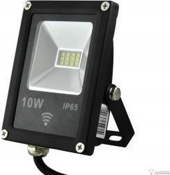 10W Radar Bewegingssensor LED Schijnwerper Koud Wit 6500k Slim IP65