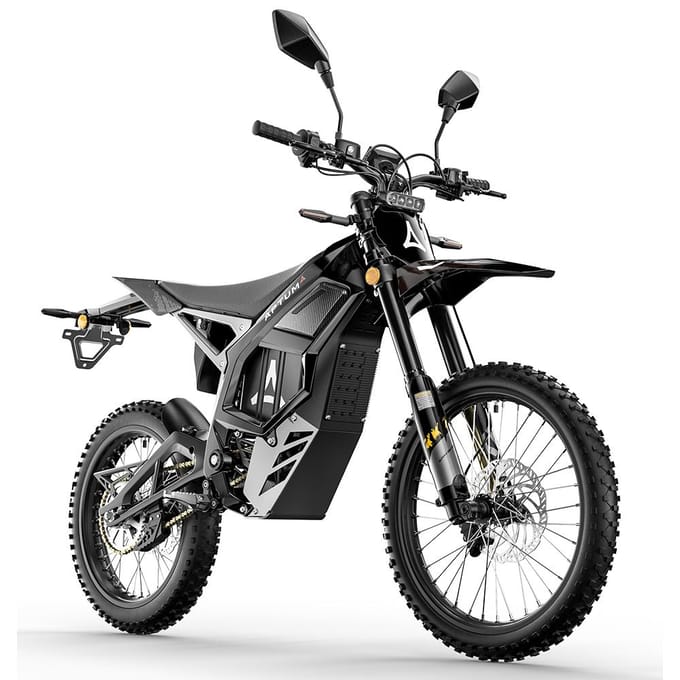 APTUM AP-8F Elektrische Enduro, 120 km Bereik & EEC-Gecertificeerd zwart