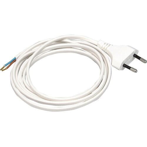 Kopp Aansluitsnoer Eurostekker 2m H03VVH2-F 2x0,75 Wit
