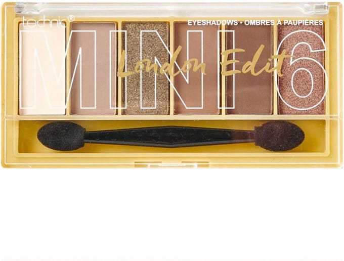 Technic Mini 6 Oogschaduw Palette - London Edit