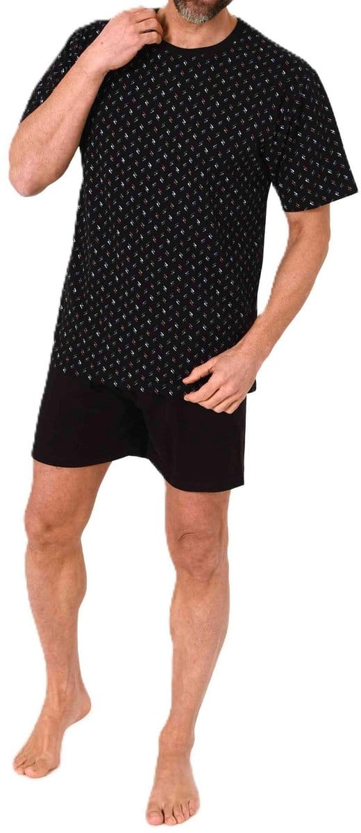 Normann herenpyjama shorty met korte mouwen