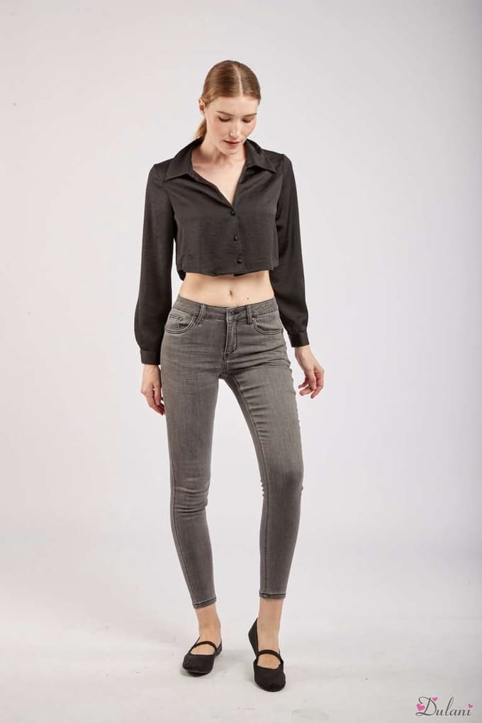 Broek Toxik3 met normale taille grijs L21165-5