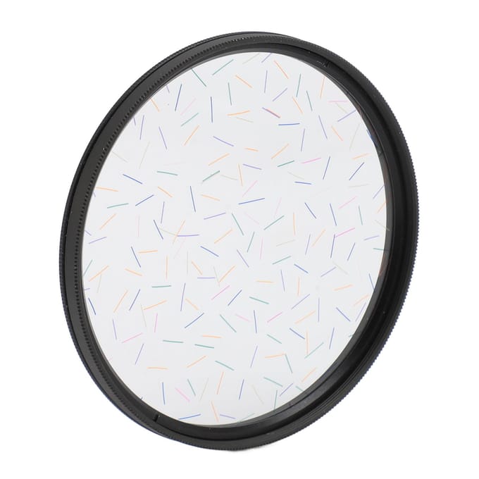 Kleurrijk 77mm Sterfilter Optisch Glas Sterlicht Schittering Speciale Effecten Anamorf Lens Flare gray