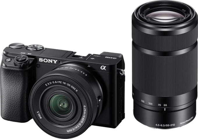 Sony Alpha A6100 + 16-50mm f/3.5-5.6 OSS II+ 55-210mm f/4.5-6.