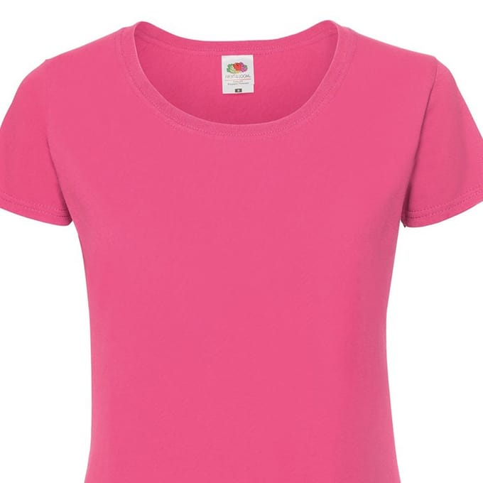 Fruit of the Loom Dames/Dames Iconic 190 T-Shirt (Fuchsia)