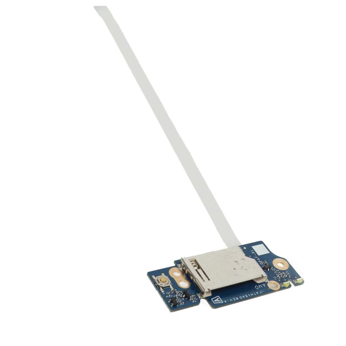 Carte Bouton d'Alimentation d'Ordinateur Portable de Remplacement Lecteur de Carte à Commutateur avec Câble Flex pour HP 14S FR white