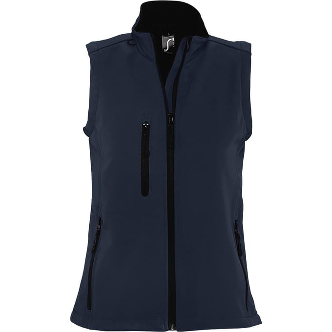 SOLS Dames/dames Rallye Soft Shell Bodywarmer Jacket (Franse marine)