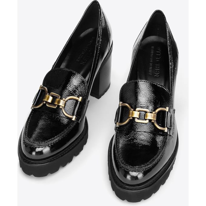 Wittchen Dames Patent Leather Pumps met Gesp Zwart Patent Leather