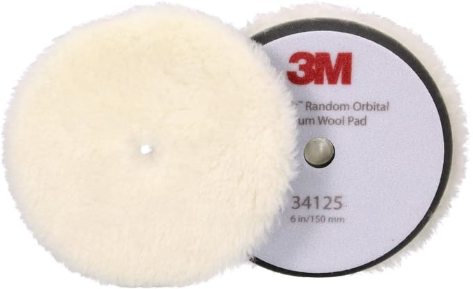Polijstpad Medium - Polijstschijf - Lak Afwerking - Snel Wissel Systeem - 150 mm - Wit