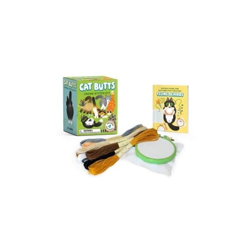 Cat Butts Cross-Stitch Kit - Rp Minis - Sosae Caetano