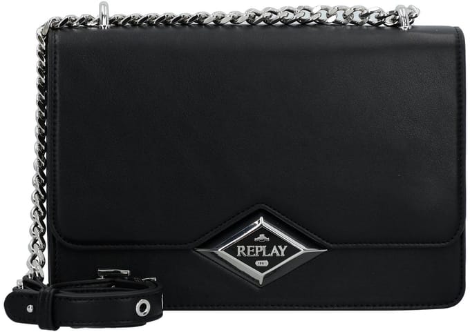 REPLAY schoudertas Crossbody Bag Black zwart
