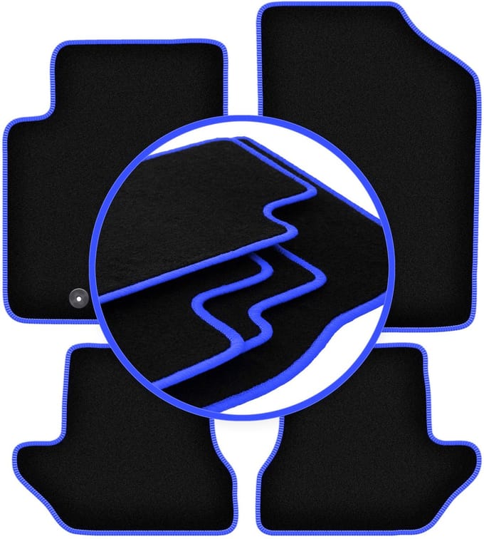 CARLUX-BLUE automatten voor: Citroen C3 Pluriel cabrio (2003-2010)