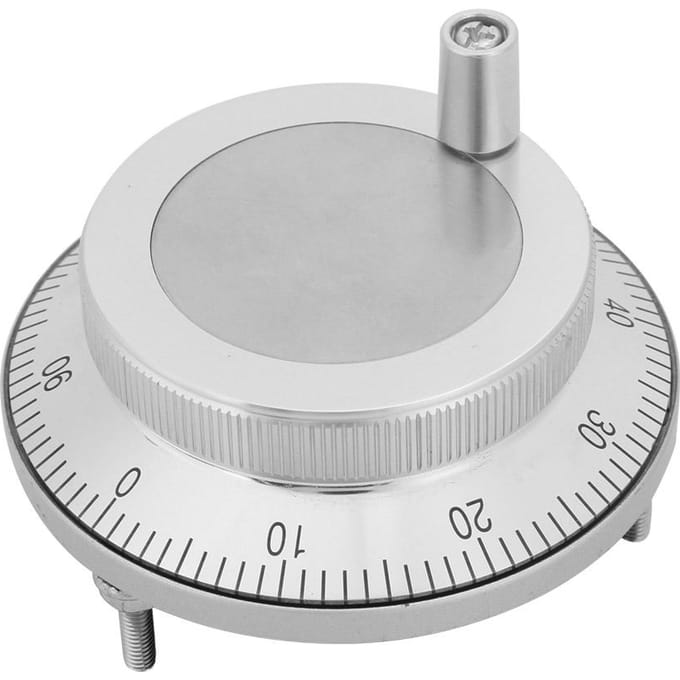 80mm 6-pins CNC Pulser Handwiel 5V 100PPR Handmatige Pulsgenerator Roterende Encoder