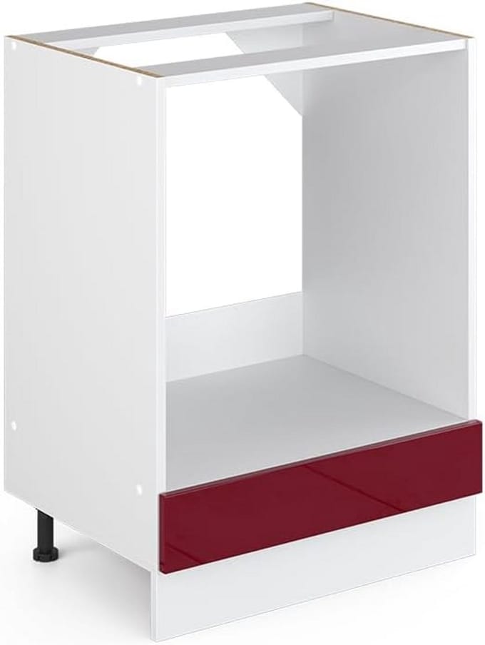 Modulaire Ovenkast 60 cm - Keukenmodule Onderkast Bordeaux R-Line