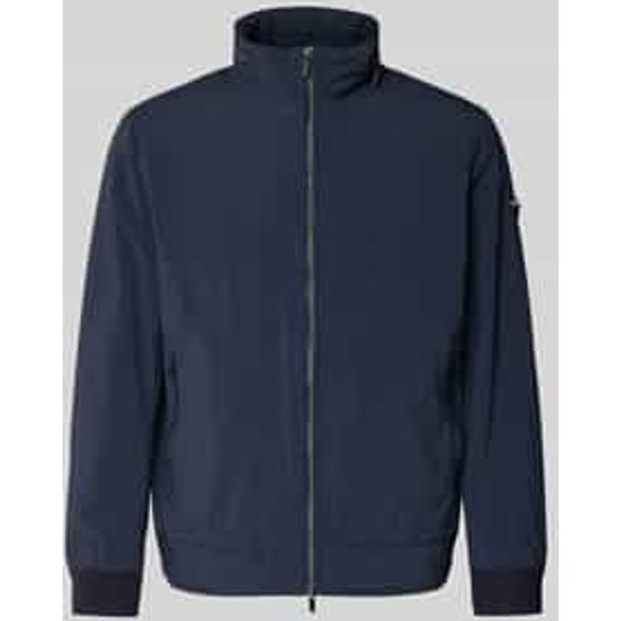 regular fit jack met opstaande kraag