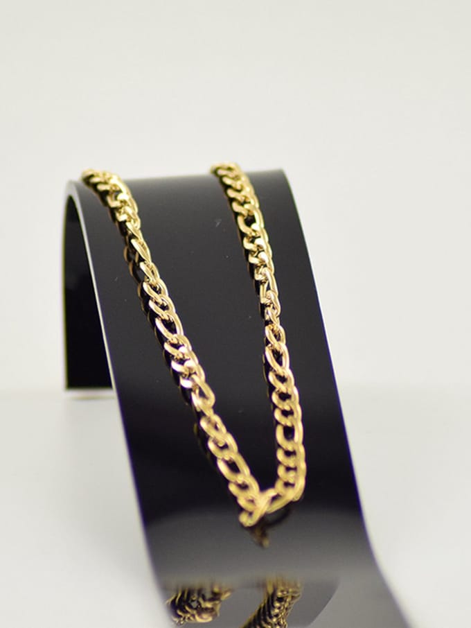 Dunne schakelketting - goud - LMPiercings