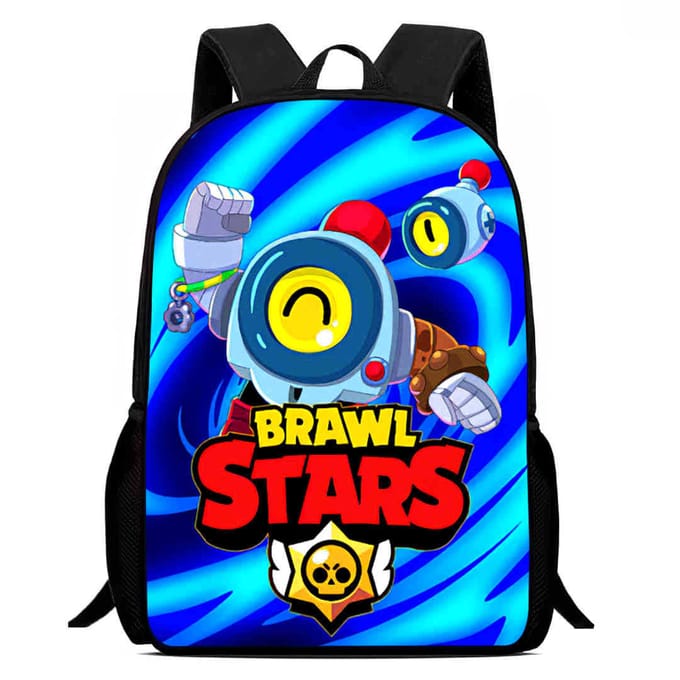 Brawl Stars Schooltas Hoge Definitie Print Multi-Functioneel Lichtgewicht Rugzak