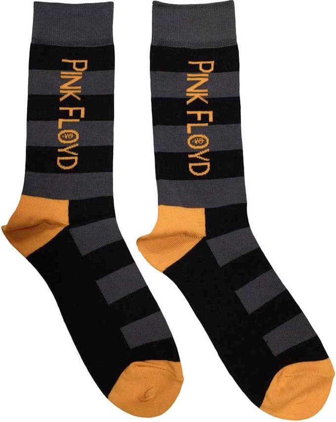 Pink Floyd - Orange Logo Sokken - EU 39-45 - Zwart