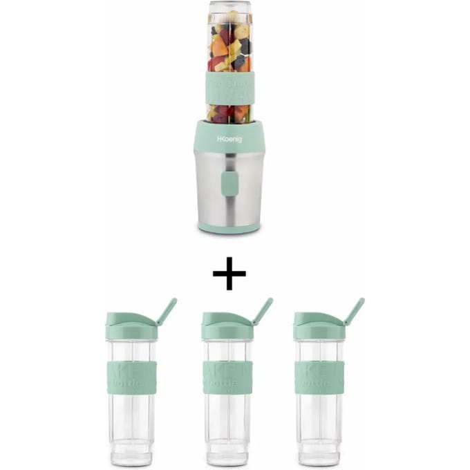 Set van 3 flessen voor mini blender H.Koenig SMOO18
