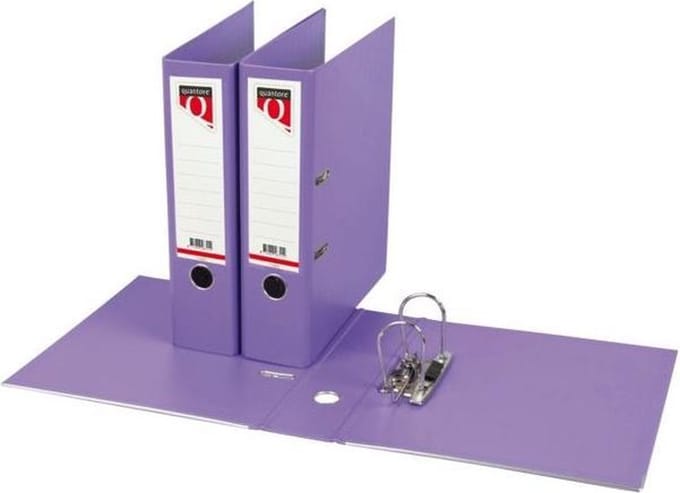 Quantore Ordner- a4 80mm pp - groen - set 10 stuks