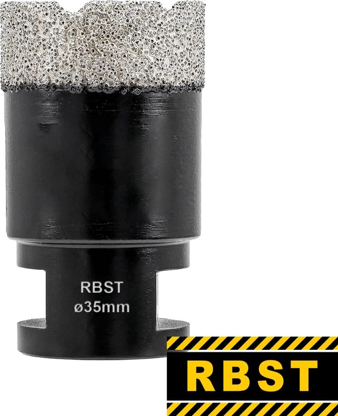 RBST Diamantboor 35mm - M14 aansluiting - Droog en Nat