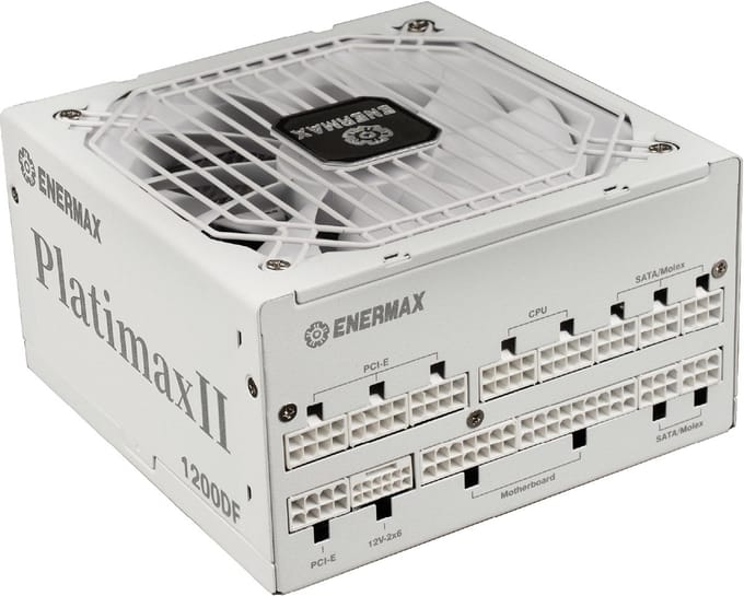 Enermax PlatimaxII 1200DF Voeding - 1200 Watt - 135 mm - ATX 3.1 - 80 Plus 80 PLUS Platinum