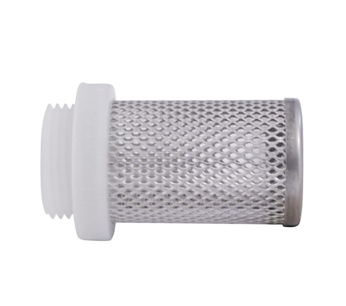 G 3'' Rvs/Nylon Zuigfilter 2 Mm Mesh