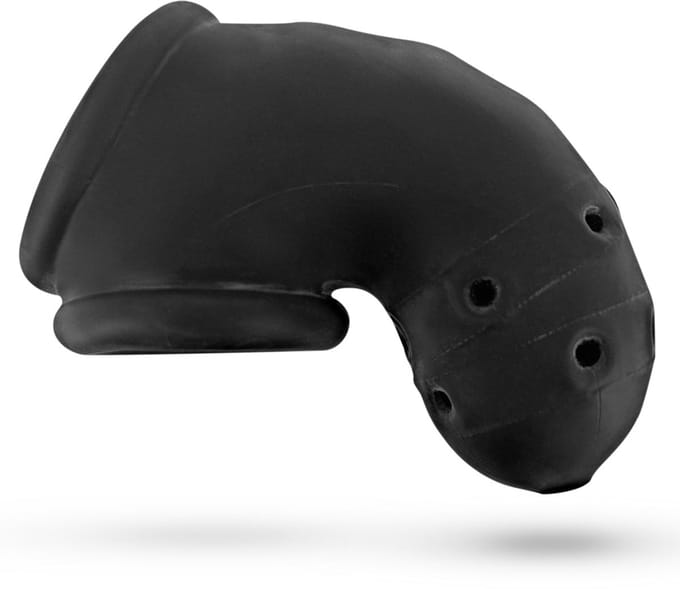 Oxballs - Airlock - Air-Lite Vented Chastity - Zwart Ice