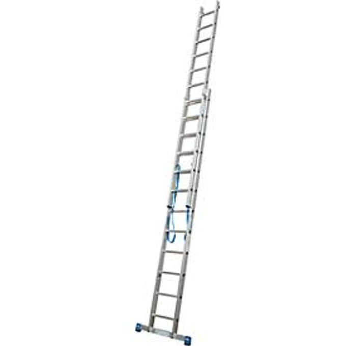 Multifunctionele ladder van aluminium, 2x12 sporten