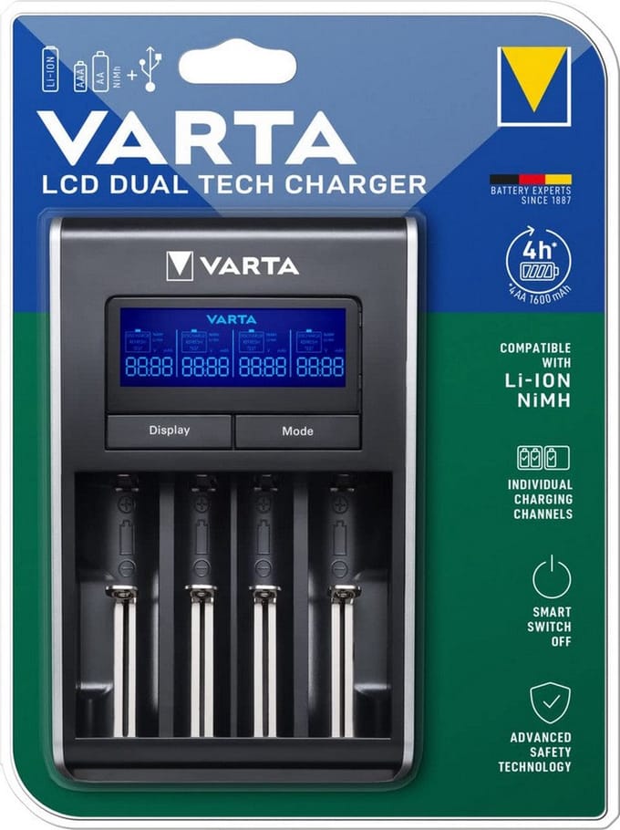 VARTA LCD Dual Tech Charger battery charger