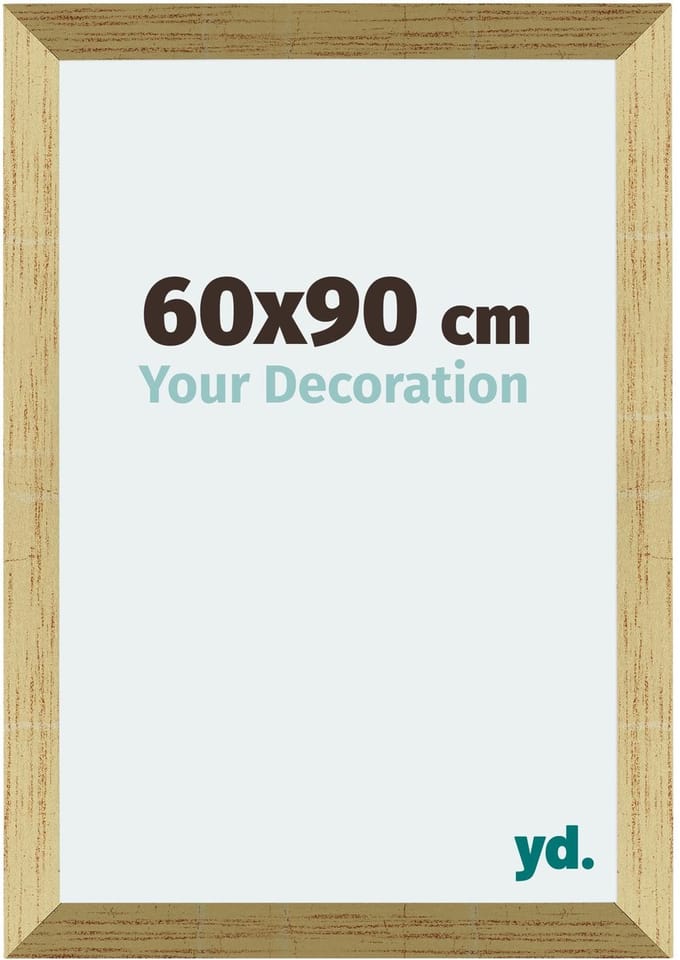 Your Decoration - Fotolijst 60x90 cm - MDF - Goud Glans - Mura