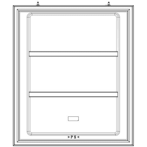 AEG Vriezerdeur - Wit - 538x627mm 8075937014