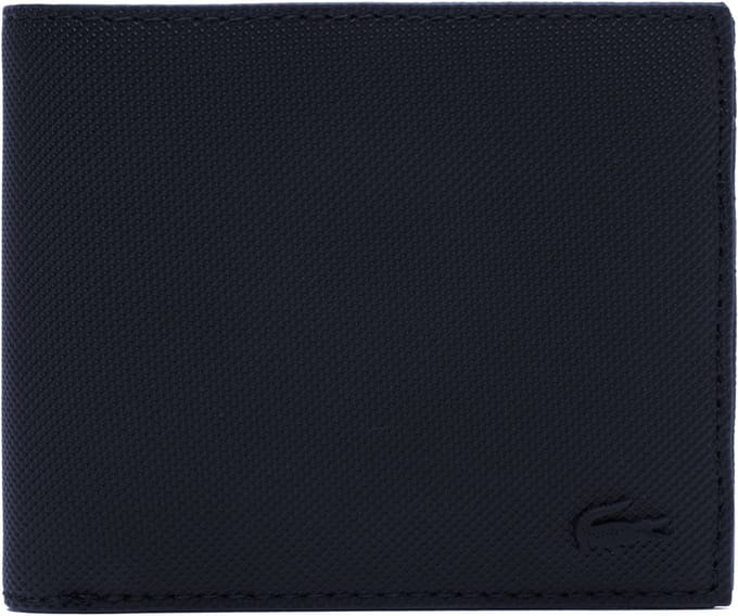 LACOSTE Portemonnee Men's Classic Billfold Coin Wallet Marine 166 Donkerblauw