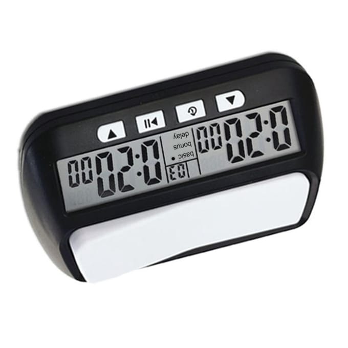 Horloge d'échecs Minuteur d'échecs numérique avec fonction d'alarme sonore YS 902 Noir Version anglaise gray