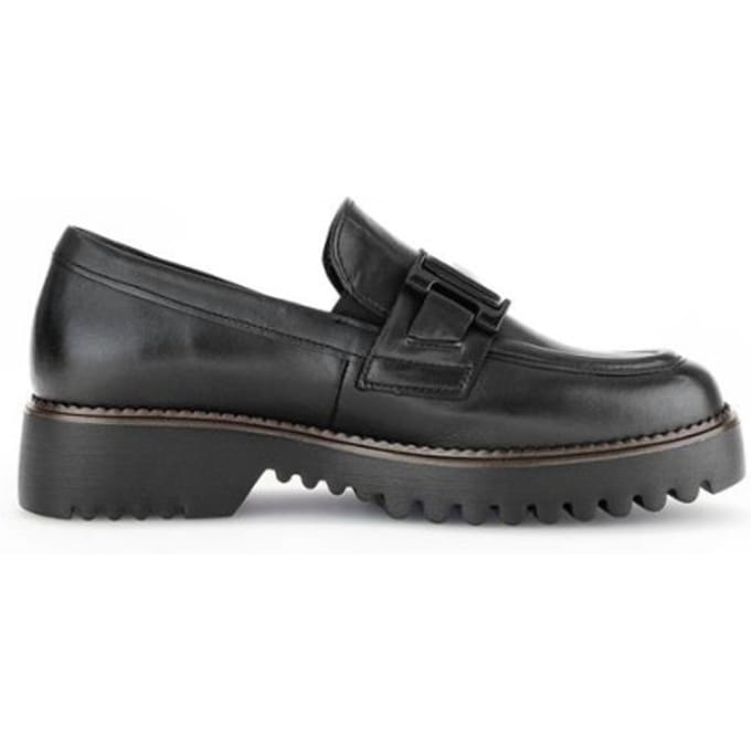 Gabor Loafers zwart Leer - Dames - Maat 38.5
