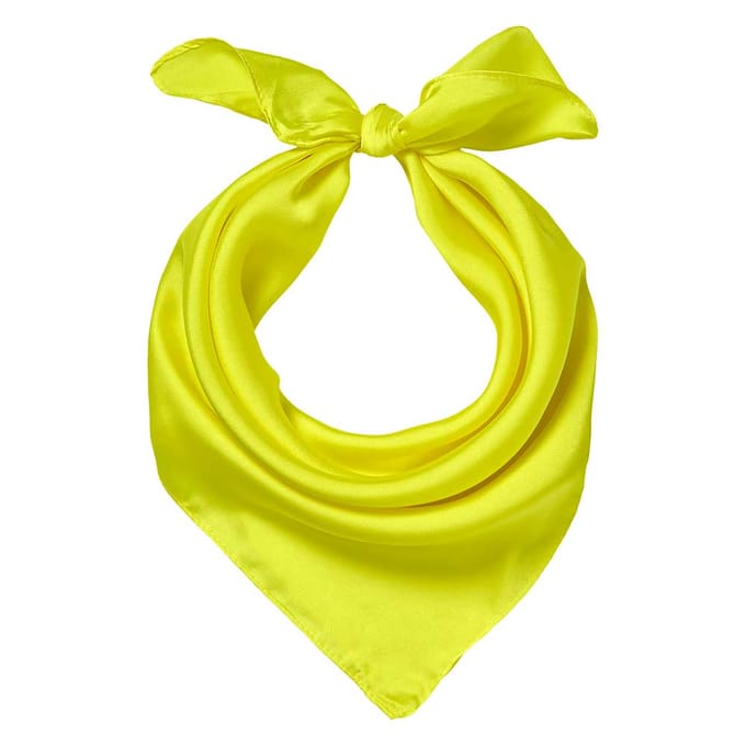 Feest bandana - bandana sjaal - One size / Fluor geel